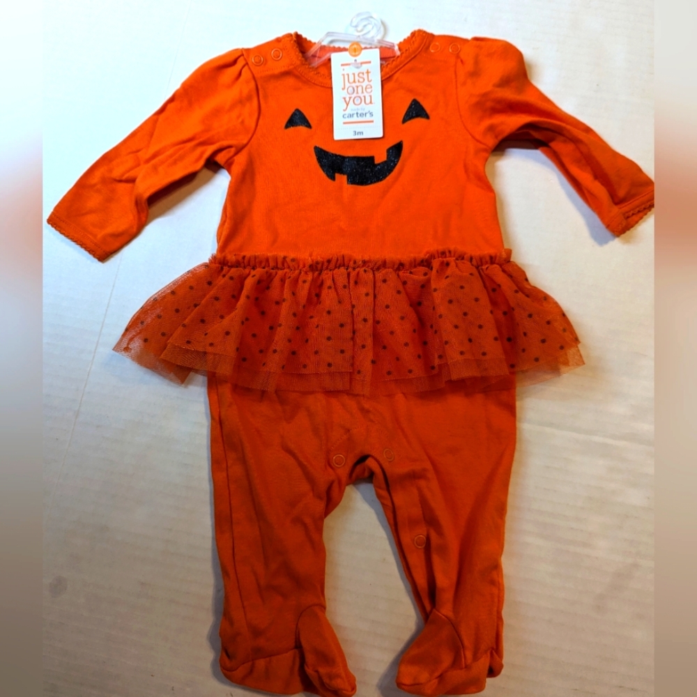 Carter's Infant Girls One Piece Halloween Outfit Size 3 Months BNWT